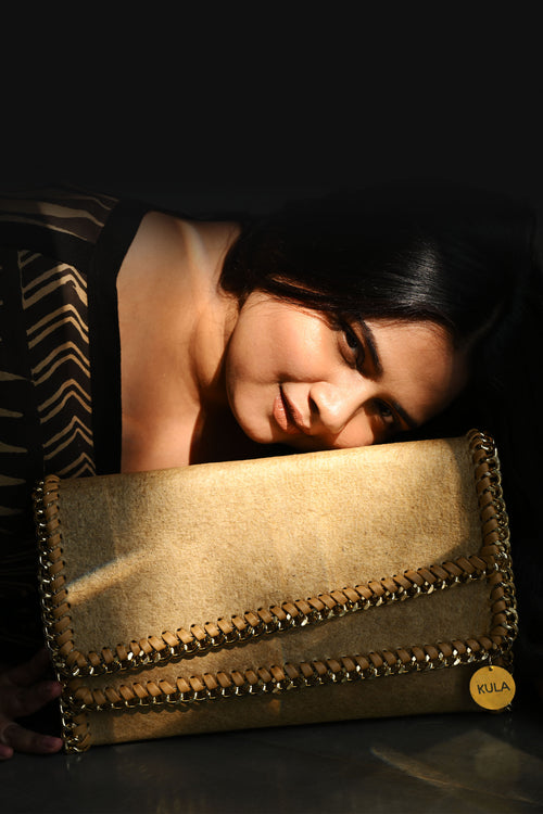 Bella Vegan Handbag - Desert Brown | Sustainable Luxury Bag