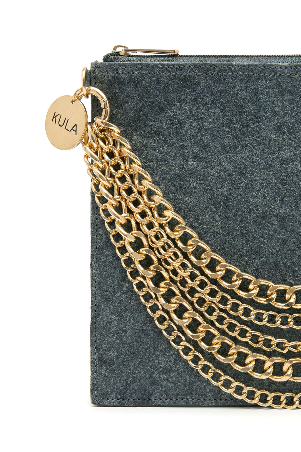 Rani Haar Vegan Handbag in Ocean Blue | Luxury Coconut Leather Bag by KULA