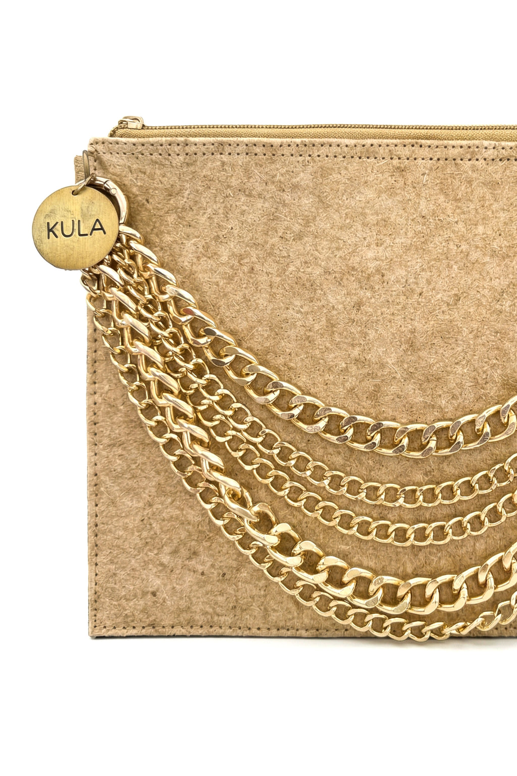 Rani Haar Vegan Handbag in Desert Brown | Luxury Coconut Leather Bag by KULA