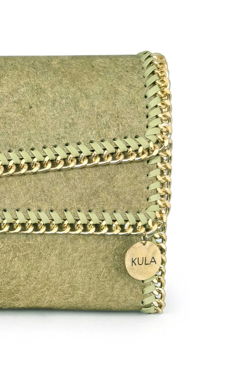Bella Vegan Handbag - Mountain Green | Sustainable Luxury Bag