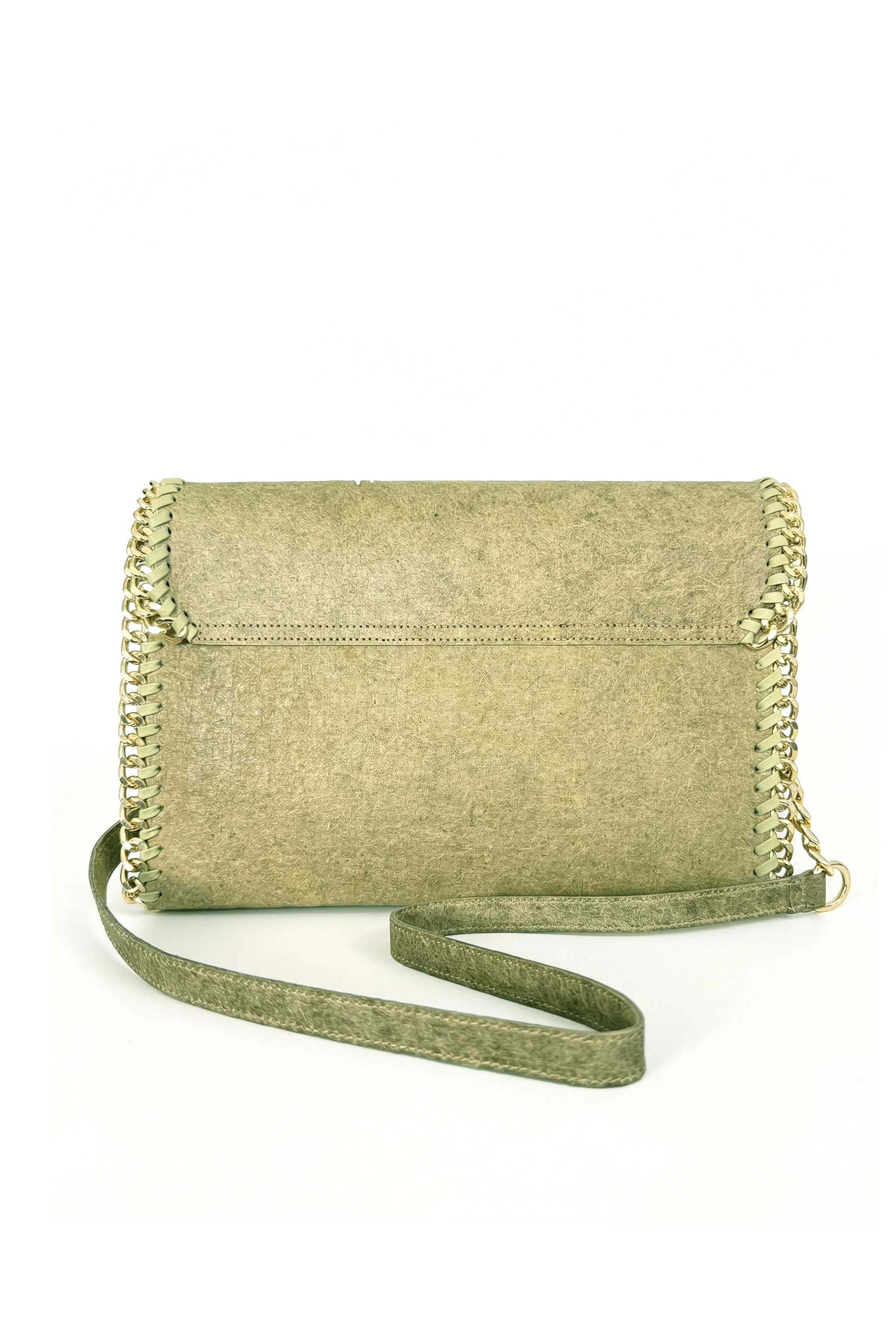 Bella Vegan Handbag - Mountain Green | Sustainable Luxury Bag