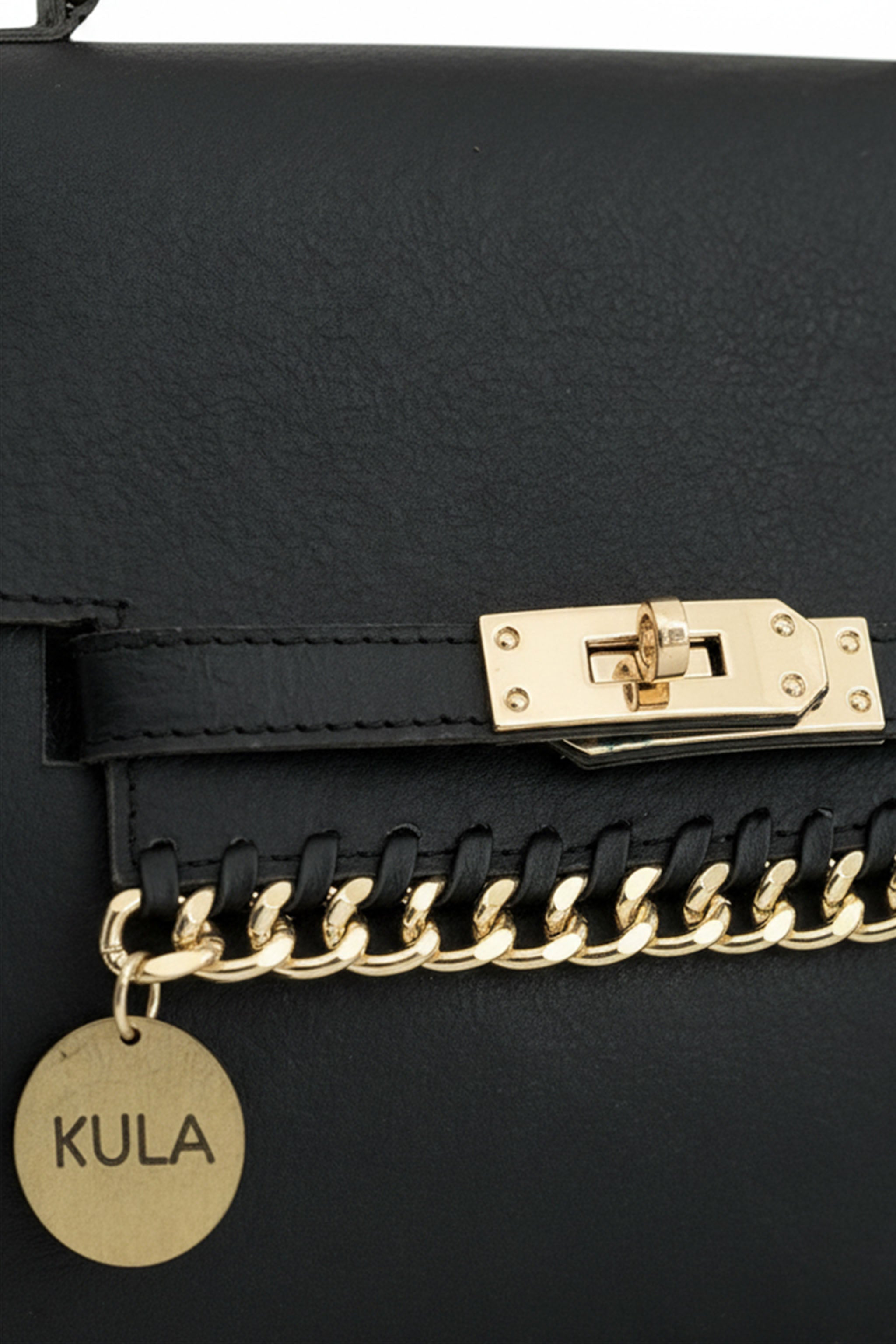 Mili Mini – Compact Vegan Handbag in Charcoal Black