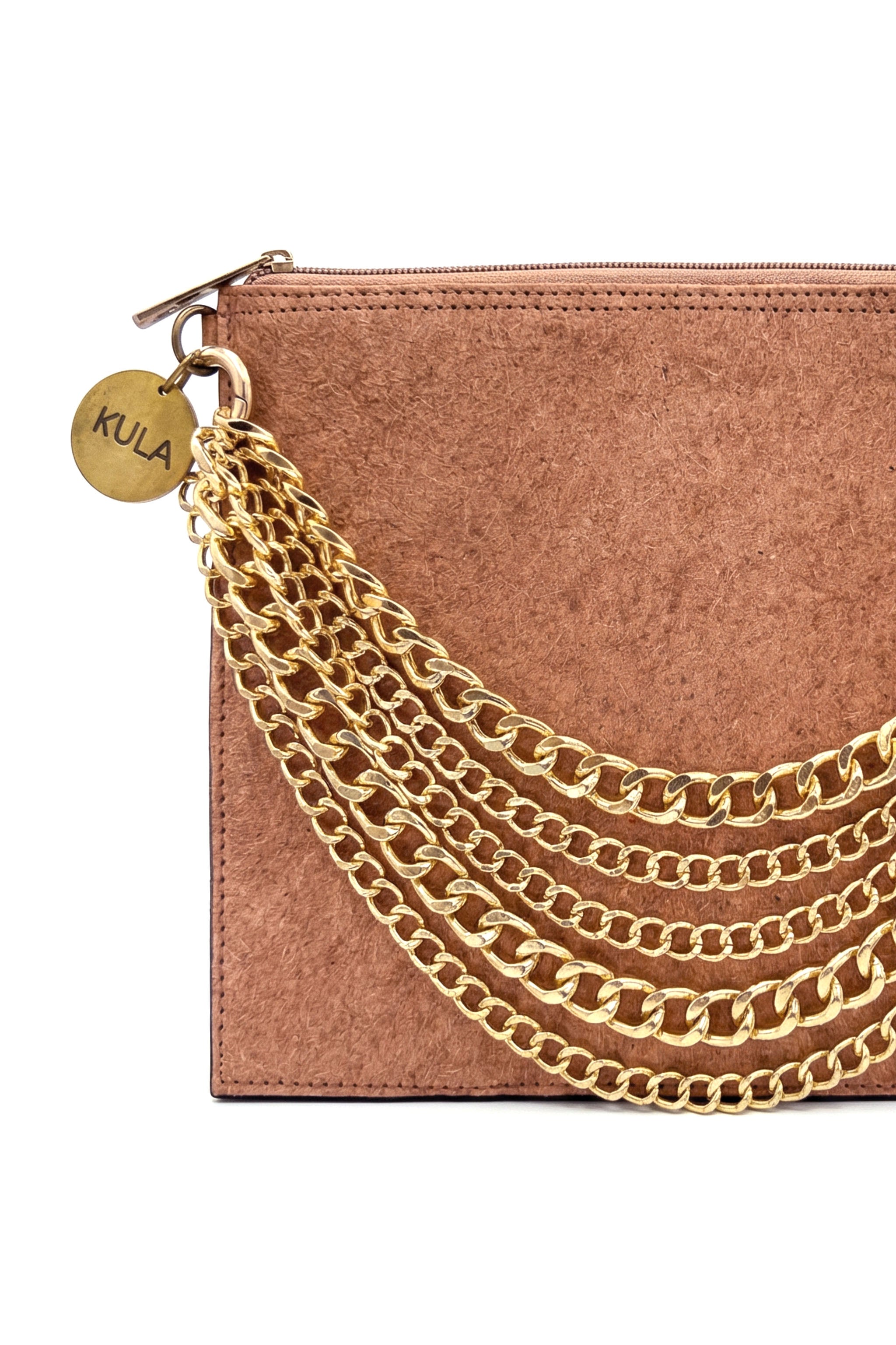 Rani Haar Vegan Handbag in Primrose Pink | Luxury Coconut Leather Bag by KULA