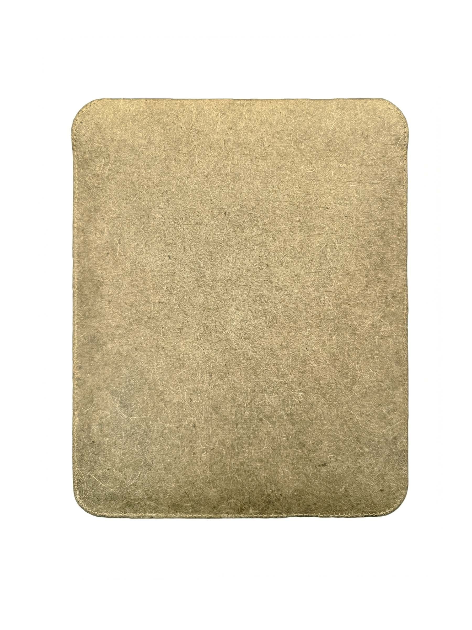 Mountain Green Coconut Leather 11 Inch iPad Sleeve – Magnetic Flip Closure