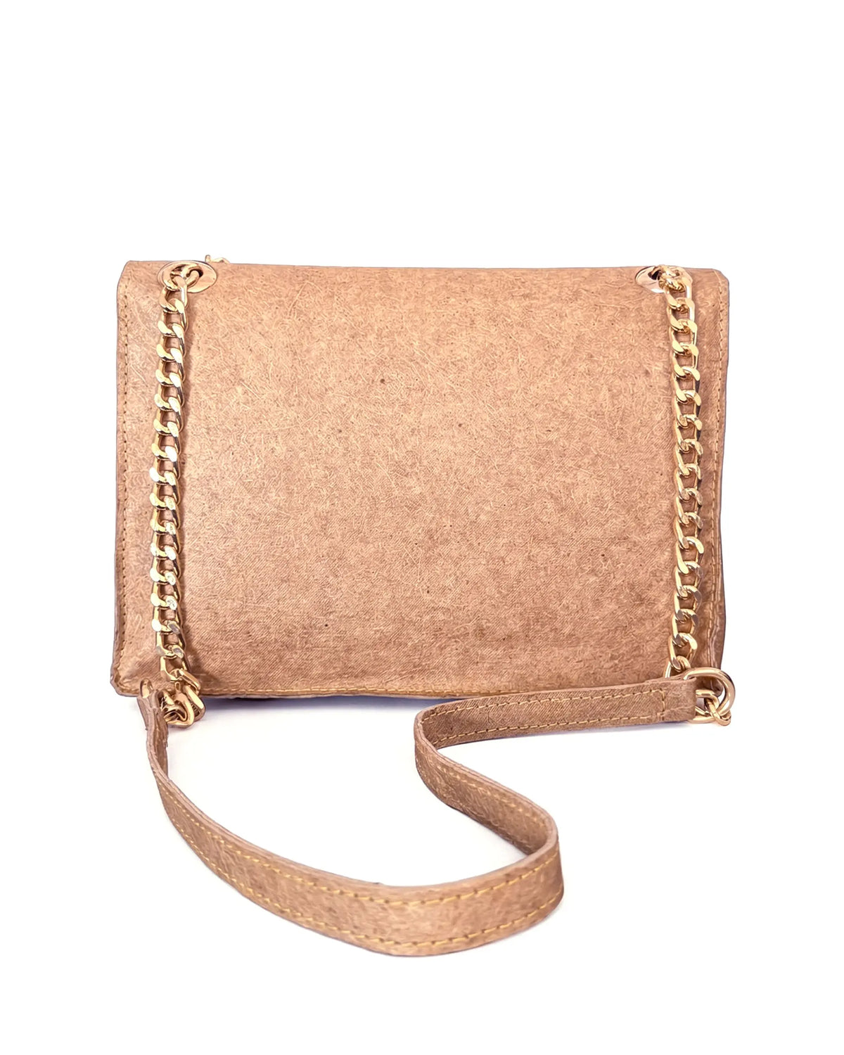 Jasmine Handbag in Primrose Pink | Plant-Based Drop chain Coconut Leather Handbag
