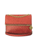 Jasmine Handbag in Terracotta Red | Plant-Based Drop chain Coconut Leather Handbag