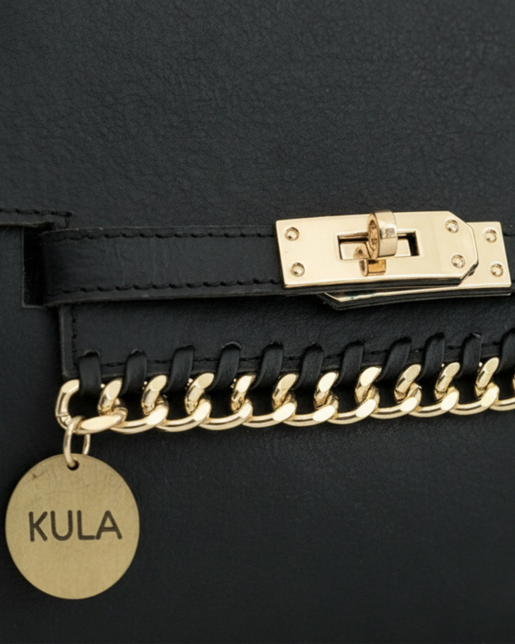 Mili Mini – Compact Vegan Handbag in Charcoal Black