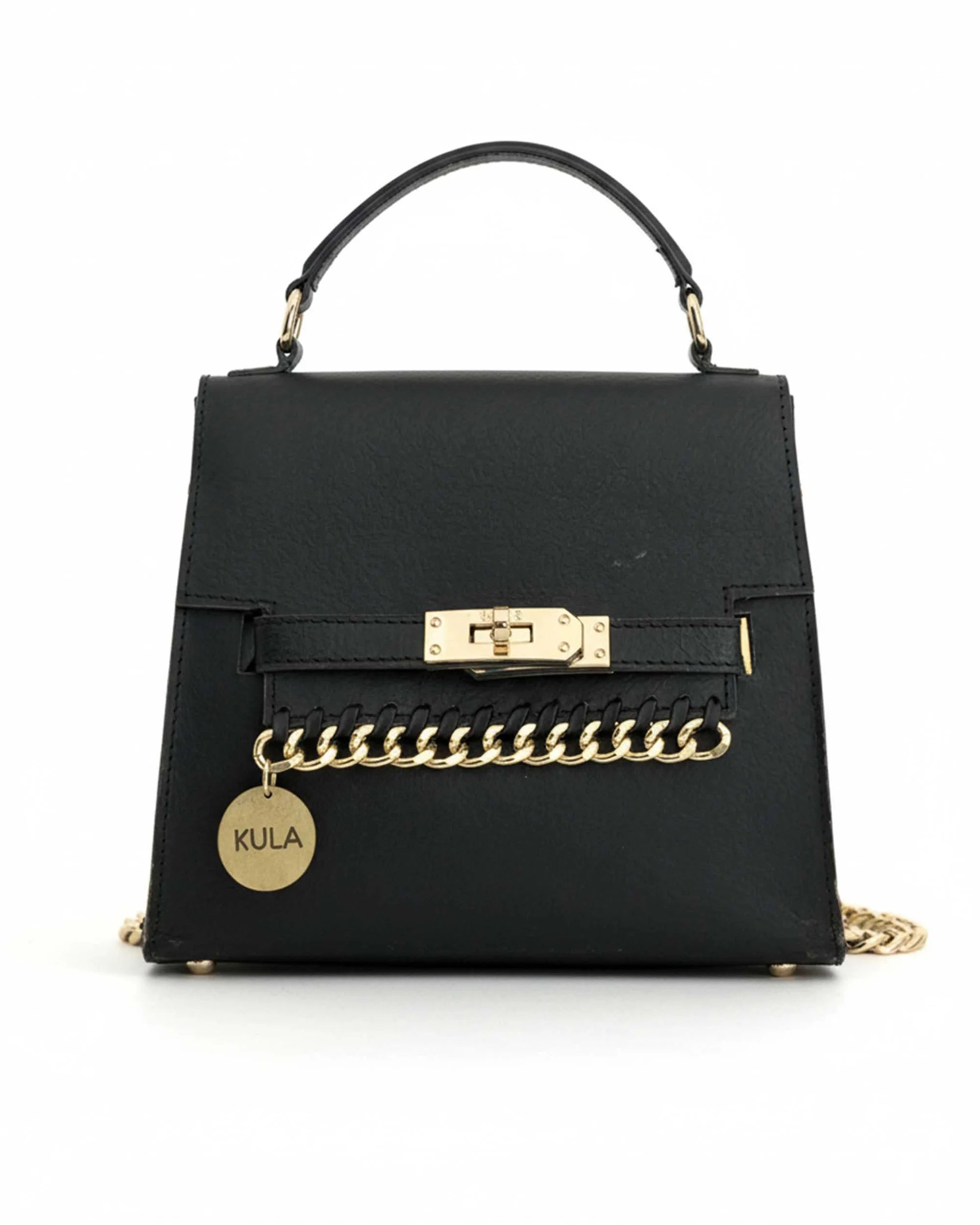 Mili Mini – Compact Vegan Handbag in Charcoal Black