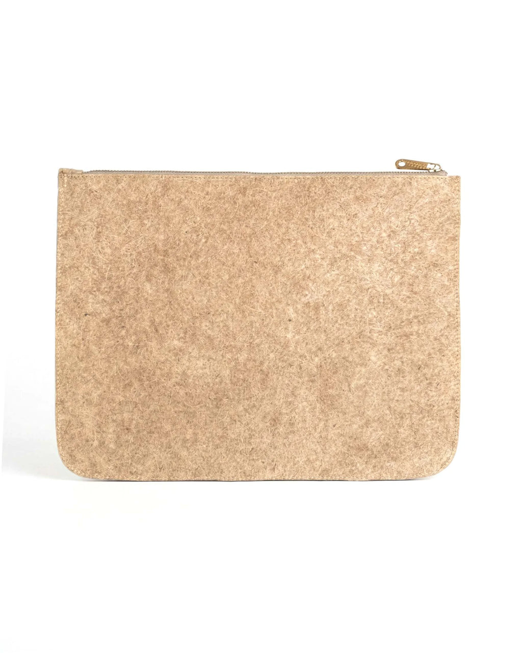 Desert Brown Coconut Leather - 11 Inch Zipper iPad Sleeve