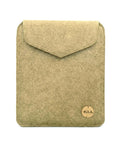 Mountain Green Coconut Leather 11 Inch iPad Sleeve – Magnetic Flip Closure