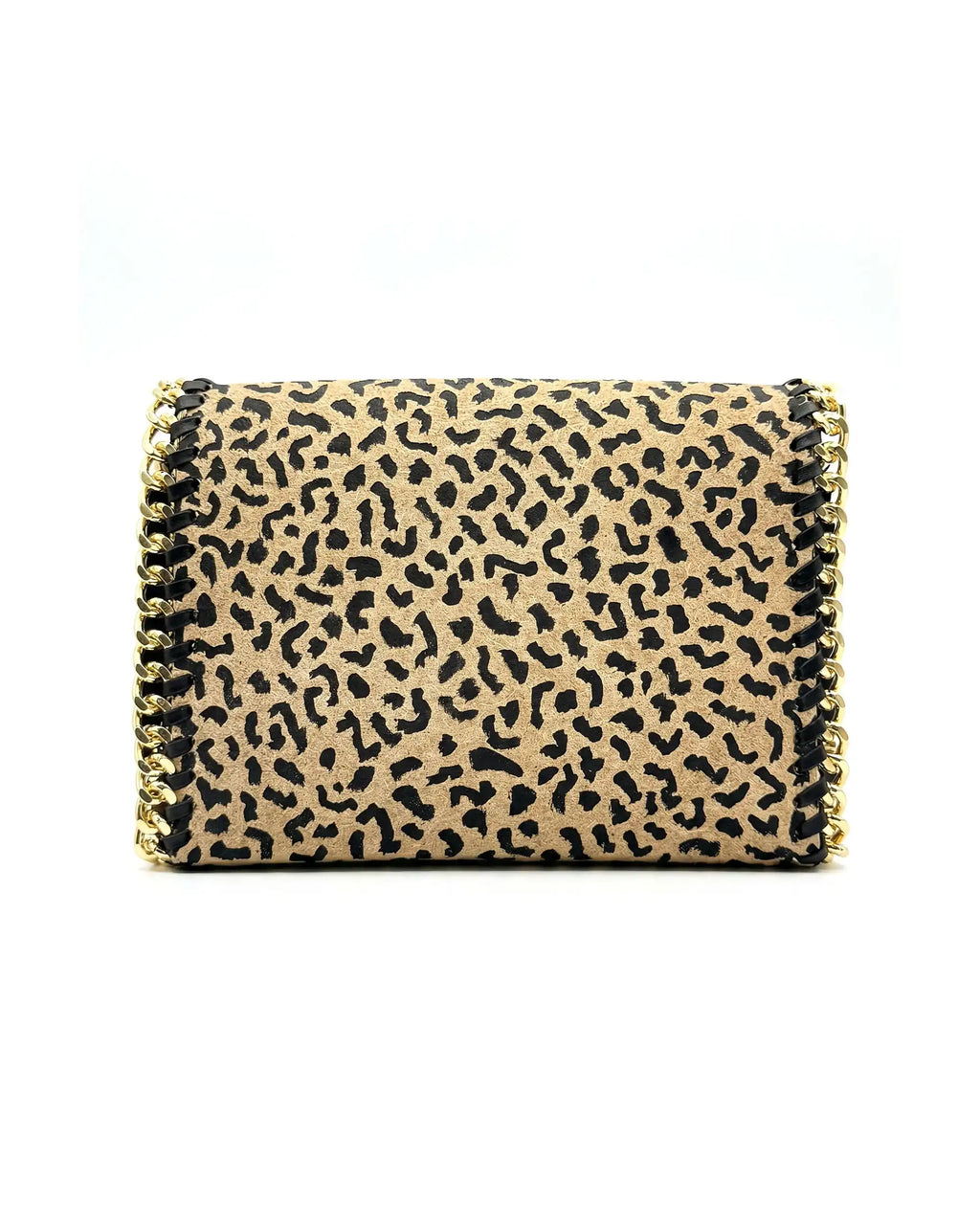 Swara Hand-painted Cheetah spots Handbag | Vegan Leather Sling Bag