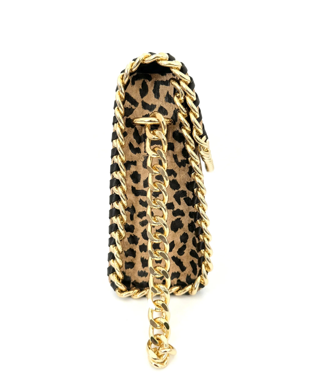 Swara Hand-painted Cheetah spots Handbag | Vegan Leather Sling Bag