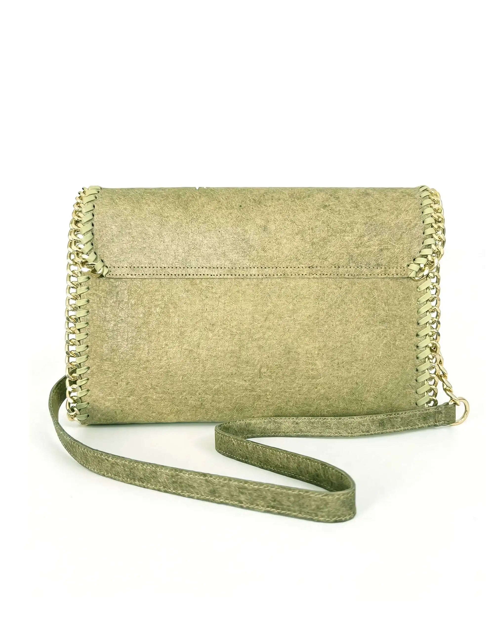 Bella Vegan Handbag - Mountain Green | Sustainable Luxury Bag