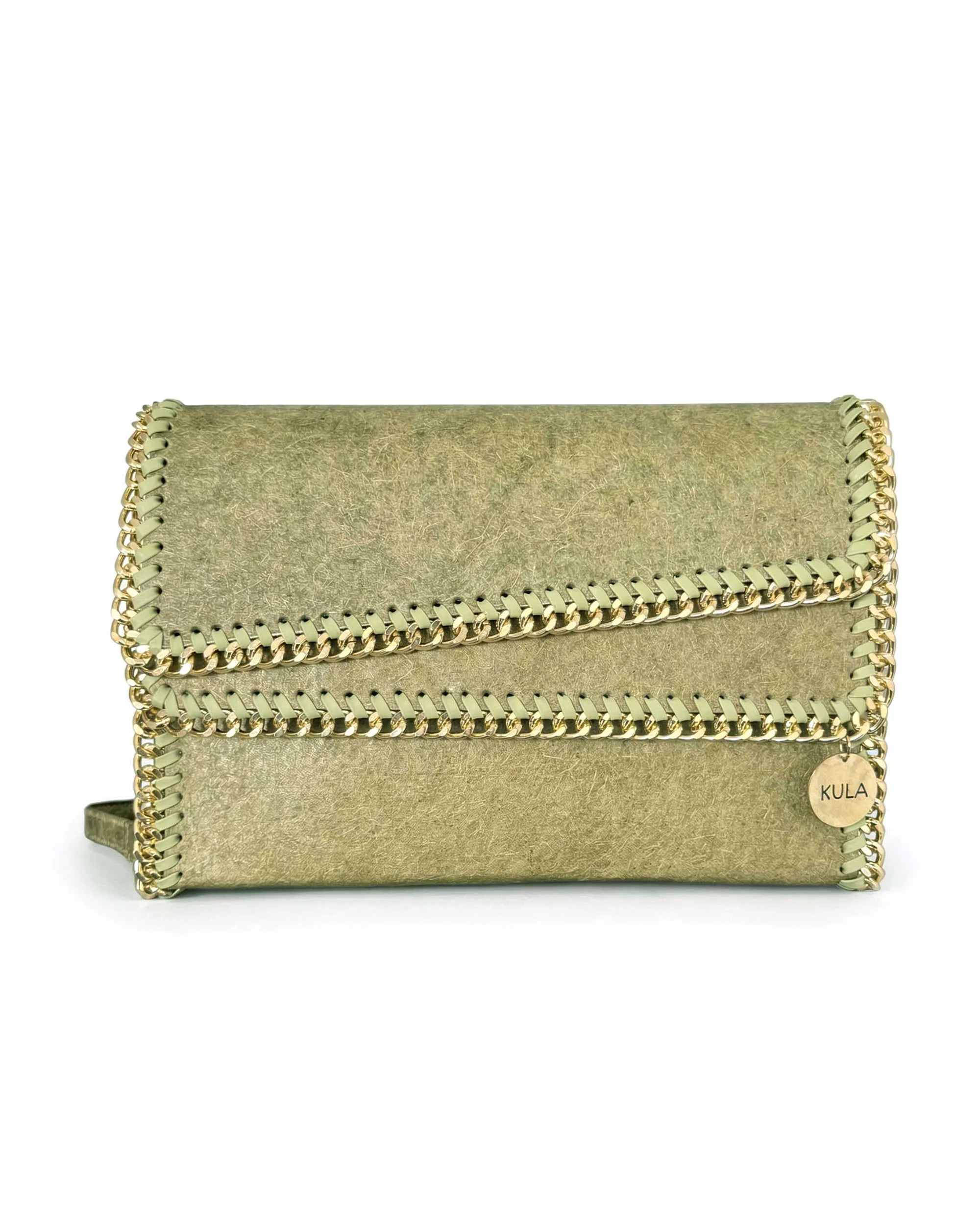 Bella Vegan Handbag - Mountain Green | Sustainable Luxury Bag